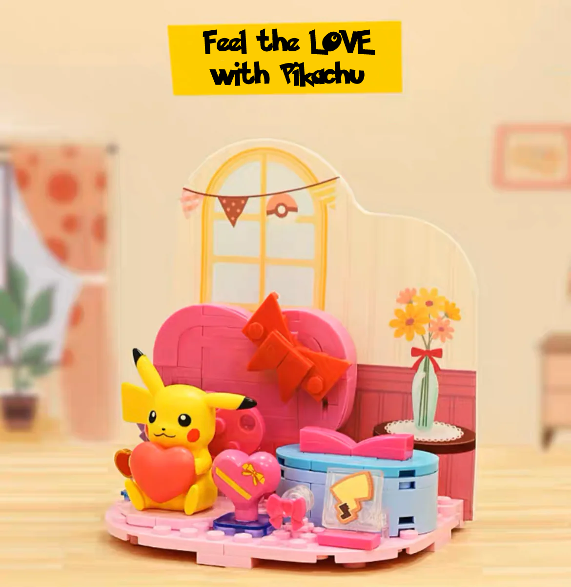✅ Official Pokémon Summer Beach Party & Fun Building Block Sets Creative Toy NEW
