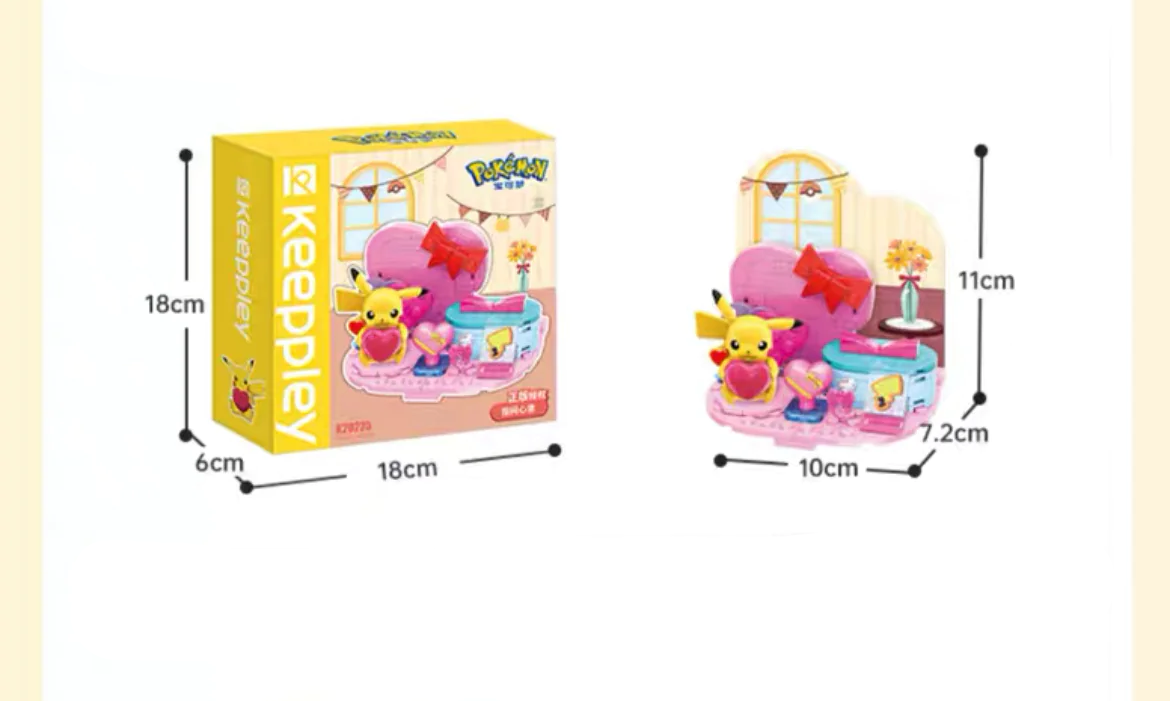 ✅ Official Pokémon Summer Beach Party & Fun Building Block Sets Creative Toy NEW