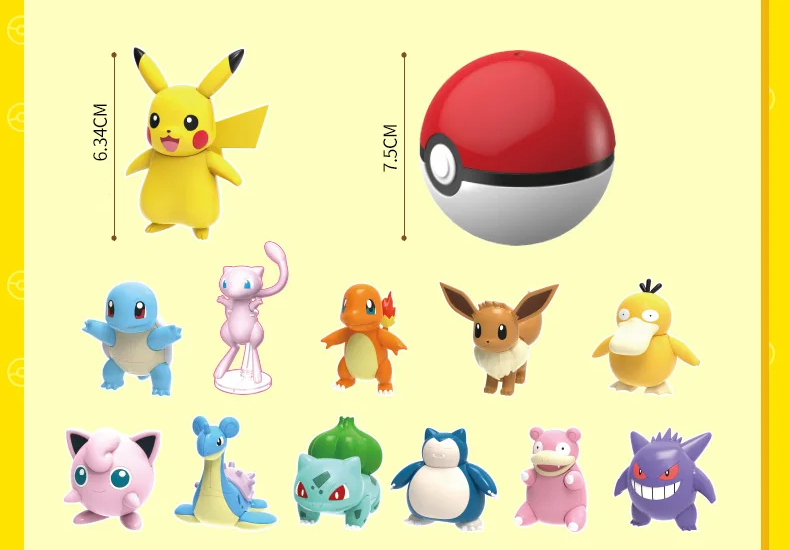 ✅ Official Pokémon DIY Model Kits Pikachu Gengar Mew & More Fun Creative Toy NEW