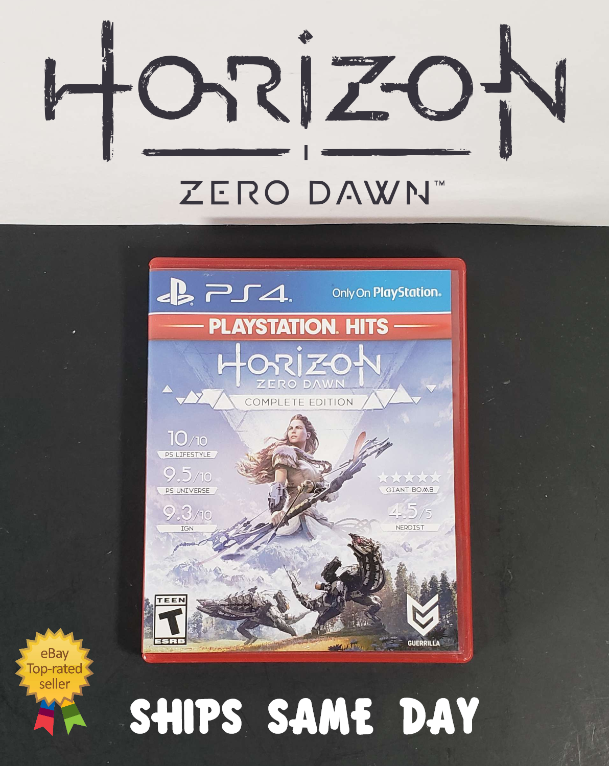 Horizon Zero Dawn Complete Edition PlayStation 4 Greatest Hits Game PREOWNED