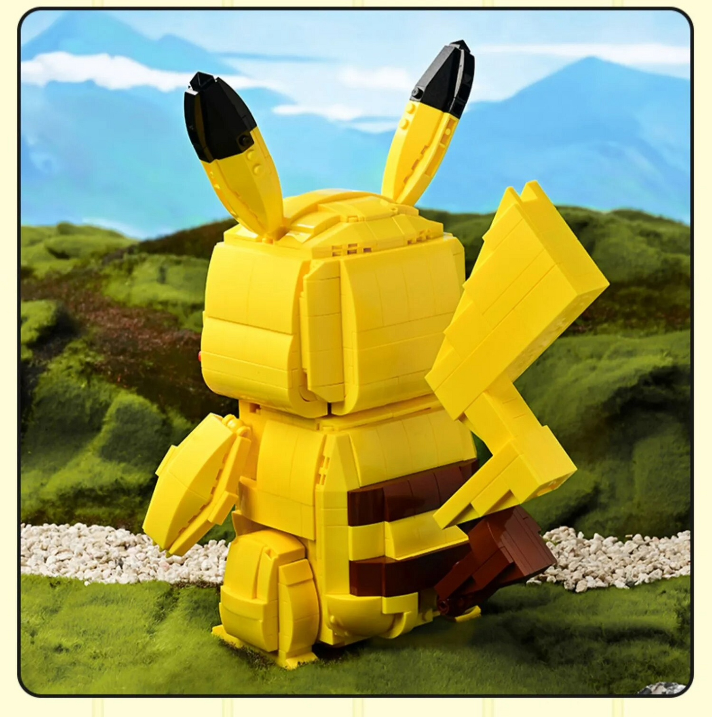 ✅ Official Pokémon LARGE 12" Pikachu Building Blocks Set 911Pcs Creative Toy NEW
