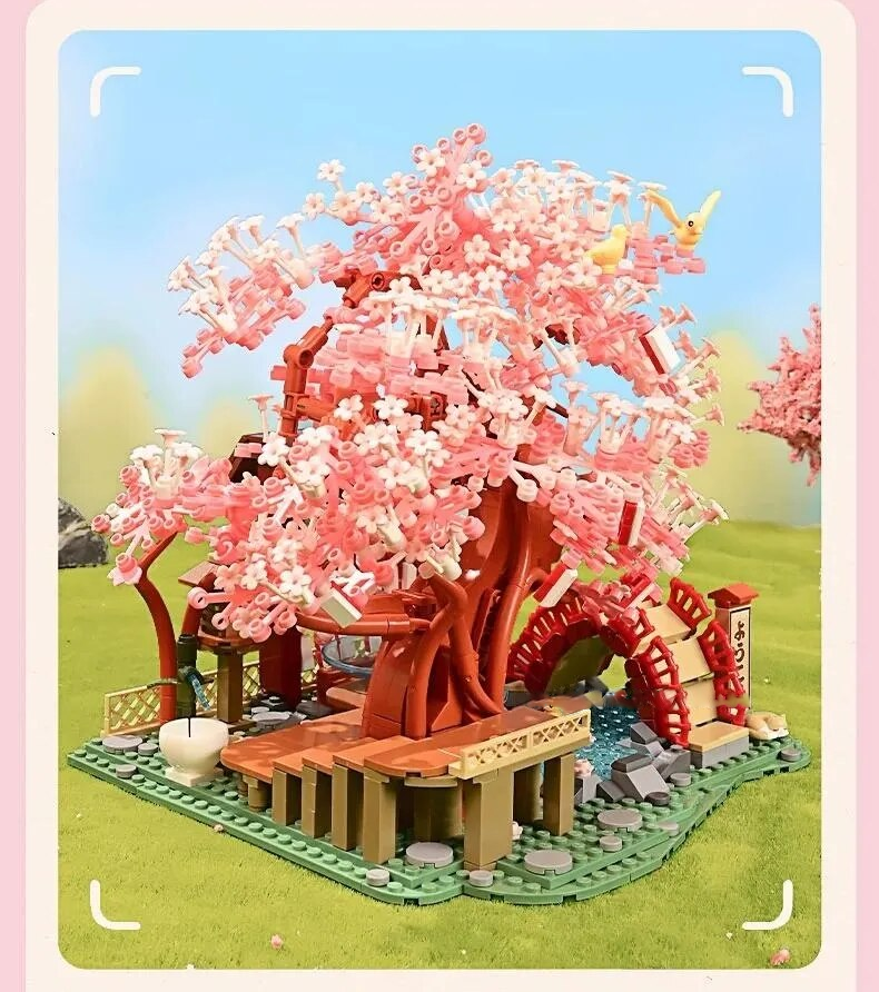 šø Official Hatsune Miku LARGE Cherry Blossom Building Blocks Set Creative NEW