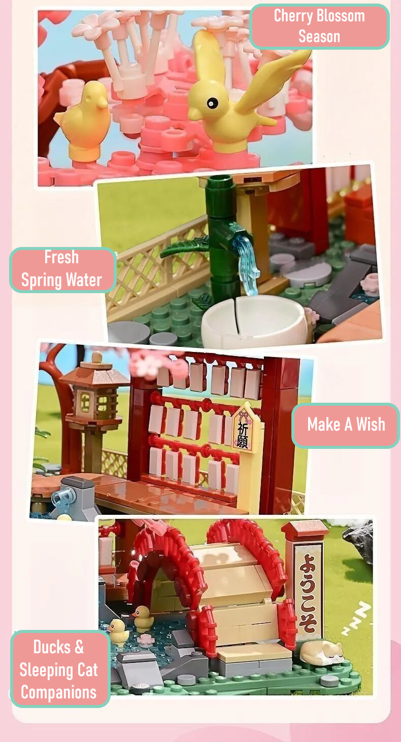 šø Official Hatsune Miku LARGE Cherry Blossom Building Blocks Set Creative NEW