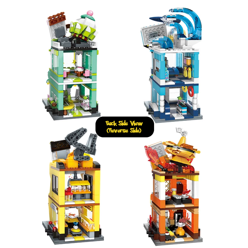 ✅ Official Pokémon Street View Shops Building Block Sets Creative Fun Toy NEW