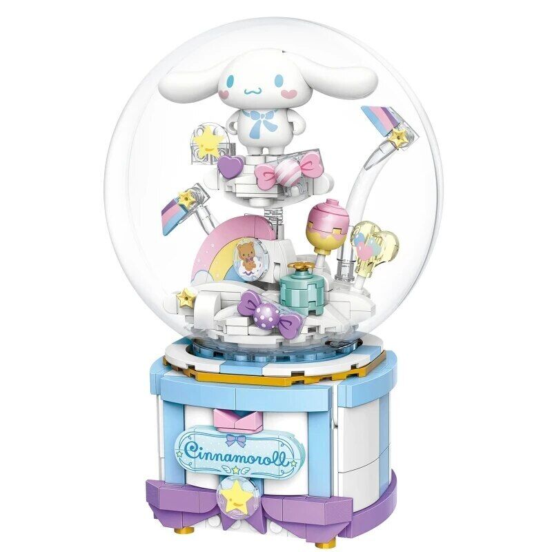 Official Sanrio Characters Music Boxes Building Block Sets Creative DIY Fun NEW