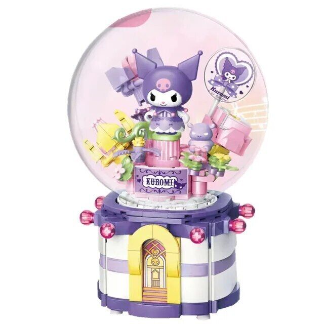 Official Sanrio Characters Music Boxes Building Block Sets Creative DIY Fun NEW