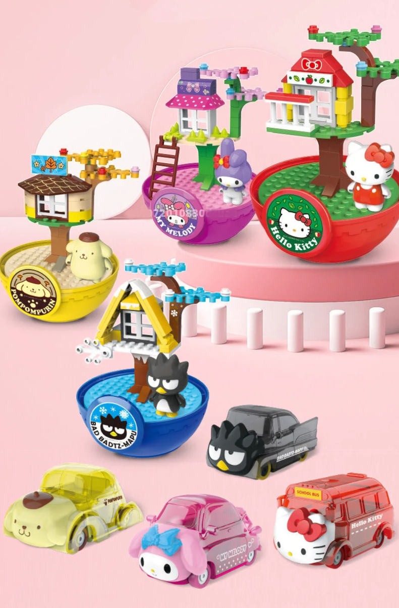 ā
Official Sanrio Characters 4 Seasons Big Twist Eggs Building Block Sets Toy