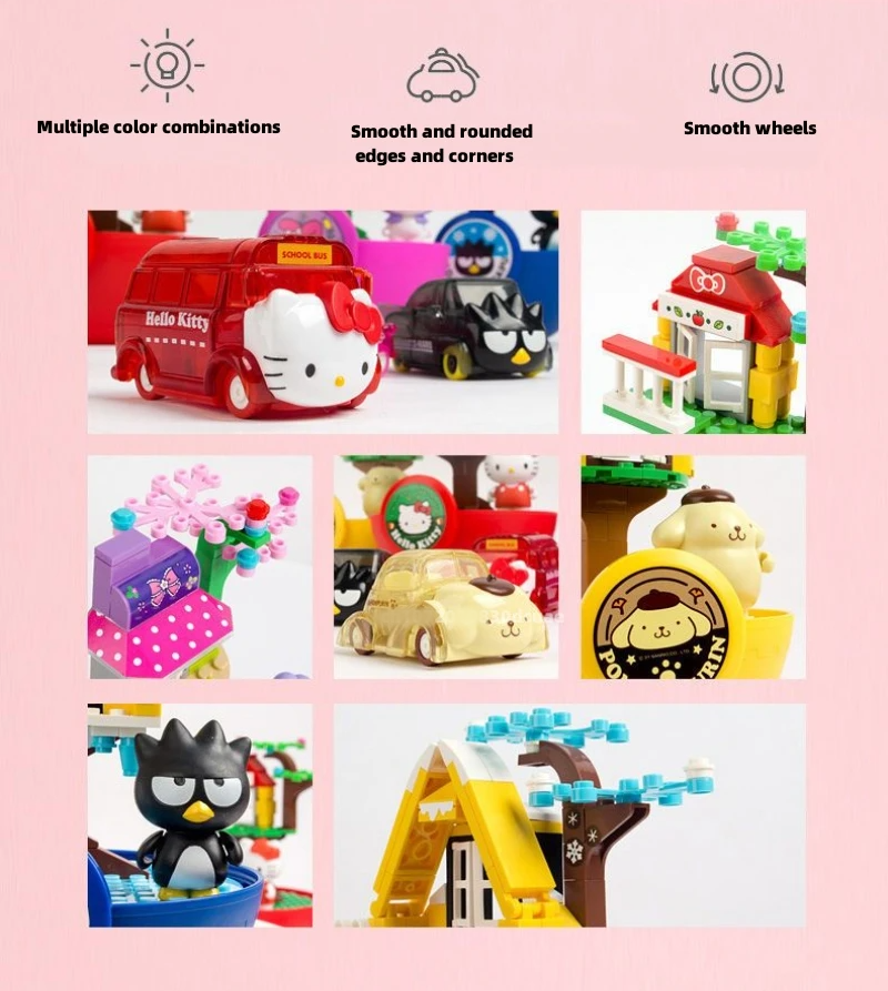 ā
Official Sanrio Characters 4 Seasons Big Twist Eggs Building Block Sets Toy