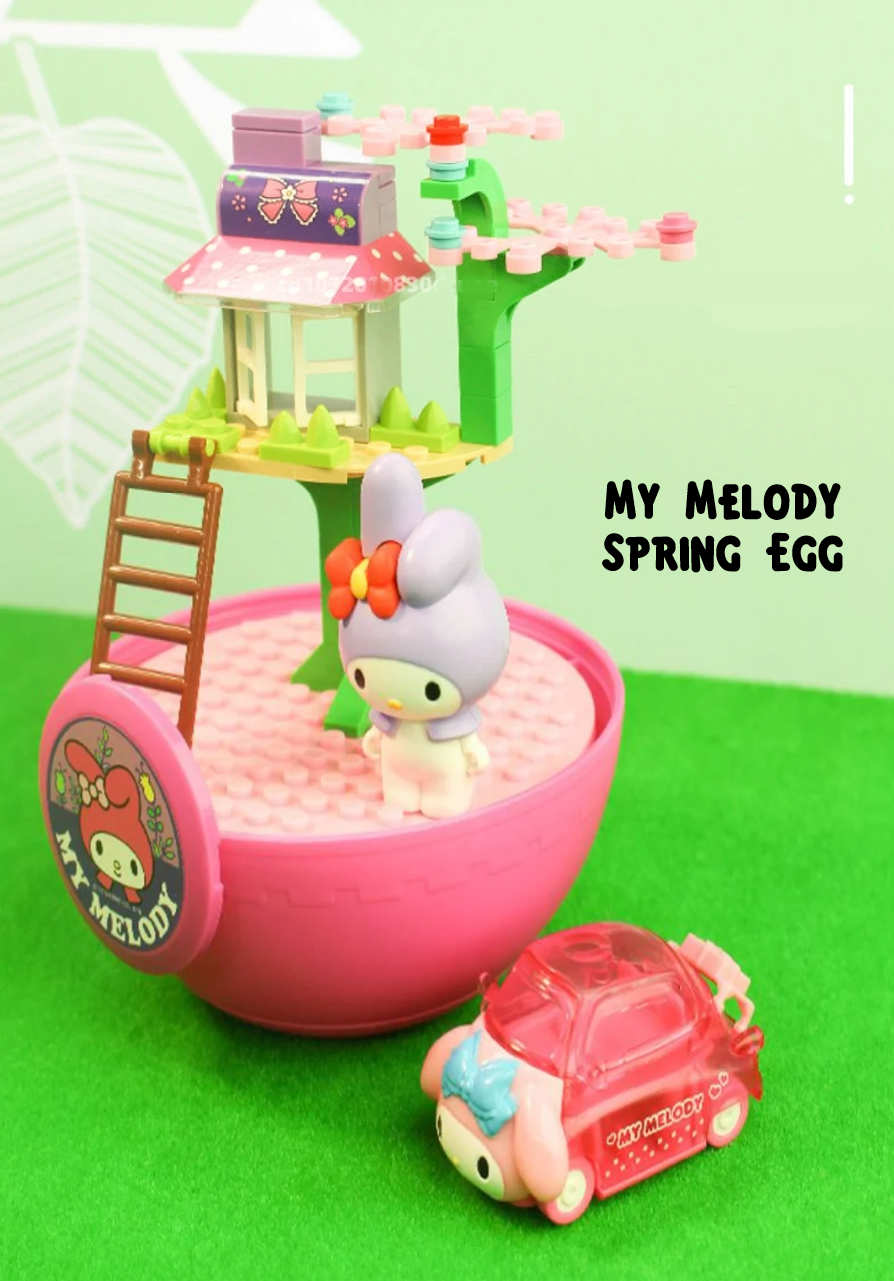 ā
Official Sanrio Characters 4 Seasons Big Twist Eggs Building Block Sets Toy