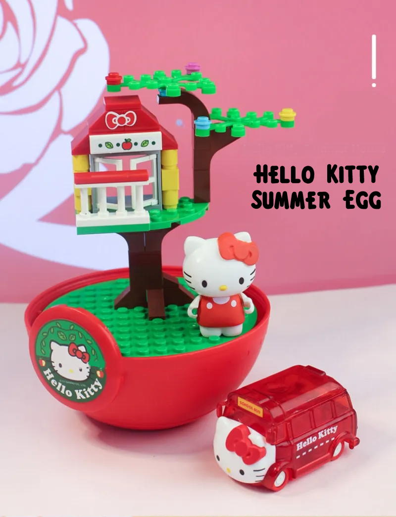 ā
Official Sanrio Characters 4 Seasons Big Twist Eggs Building Block Sets Toy