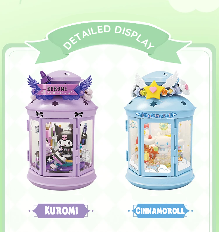 ā
Official Sanrio Characters Lantern Night Lights Building Block Sets Toy NEW