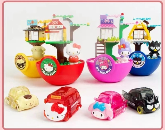 ā
Official Sanrio Characters 4 Seasons Big Twist Eggs Building Block Sets Toy