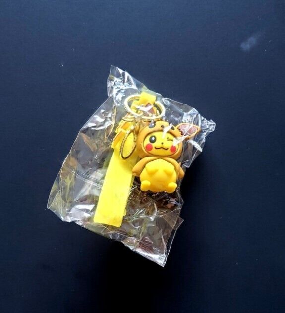 Pokemon Pikachu X Eevee Costume 2 in 1 Lanyard Keychain - NEW & SEALED
