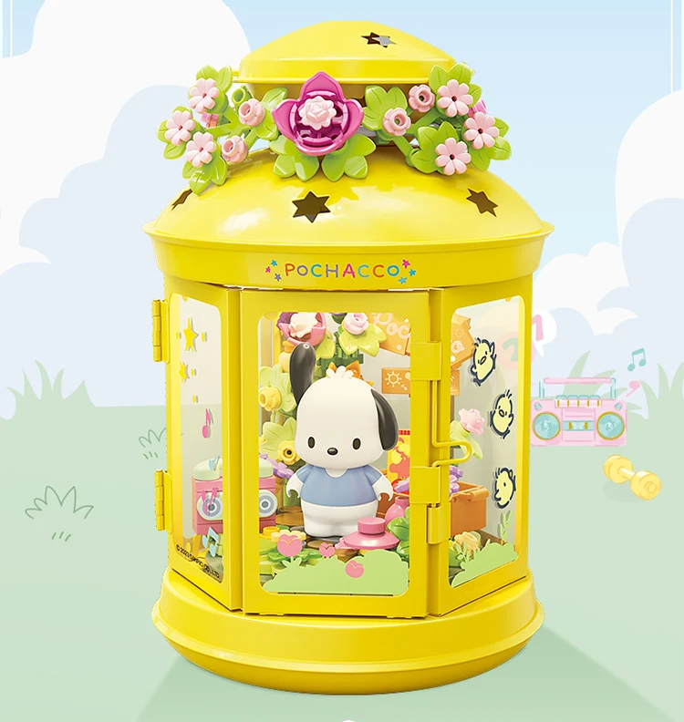 ā
Official Sanrio Characters Lantern Night Lights Building Block Sets Toy NEW