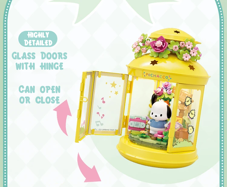 ā
Official Sanrio Characters Lantern Night Lights Building Block Sets Toy NEW