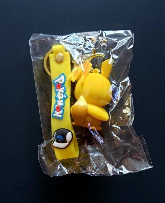 Pokemon Eevee X Pikachu Costume 2 in 1 Lanyard Keychain - NEW & SEALED