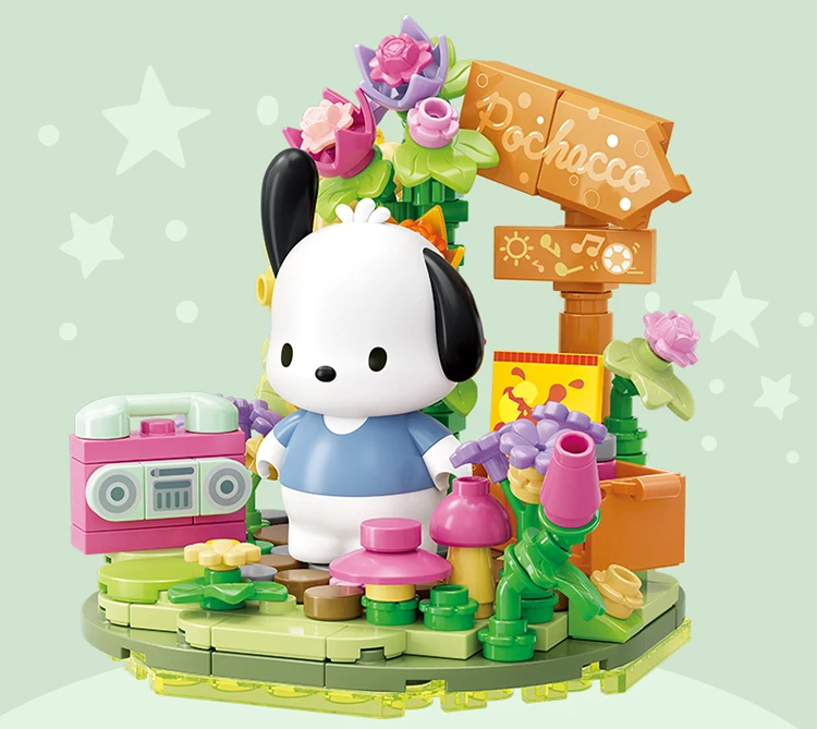 ā
Official Sanrio Characters Lantern Night Lights Building Block Sets Toy NEW