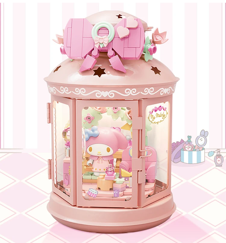 ā
Official Sanrio Characters Lantern Night Lights Building Block Sets Toy NEW