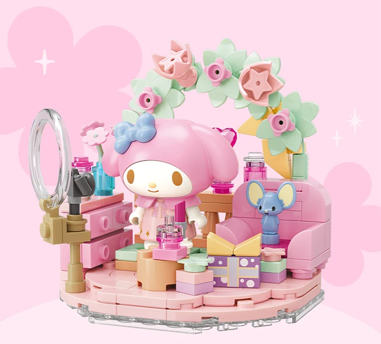 ā
Official Sanrio Characters Lantern Night Lights Building Block Sets Toy NEW