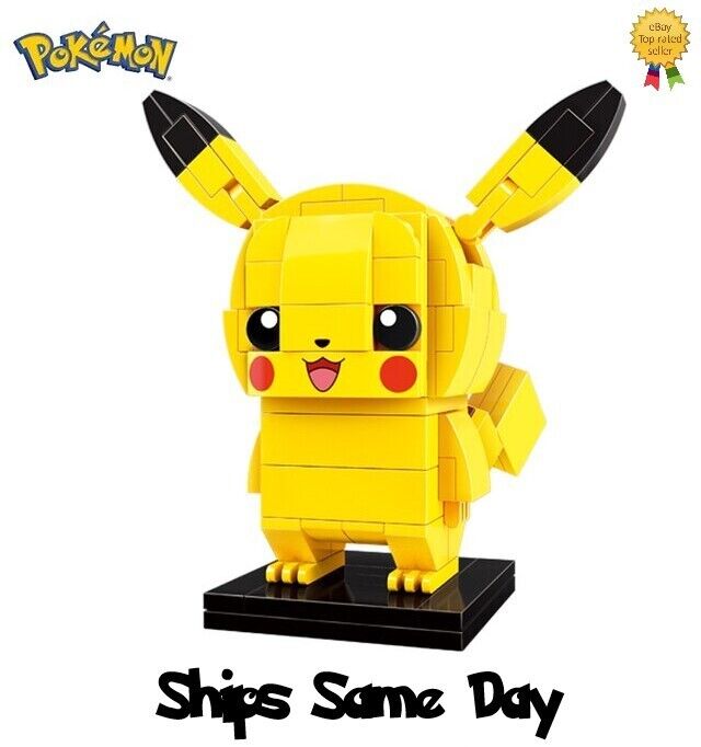 ✅ Official Pokémon Pikachu Building Blocks Set 116Pcs Creative DIY Fun NEW