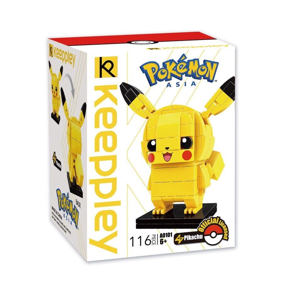 ✅ Official Pokémon Pikachu Building Blocks Set 116Pcs Creative DIY Fun NEW