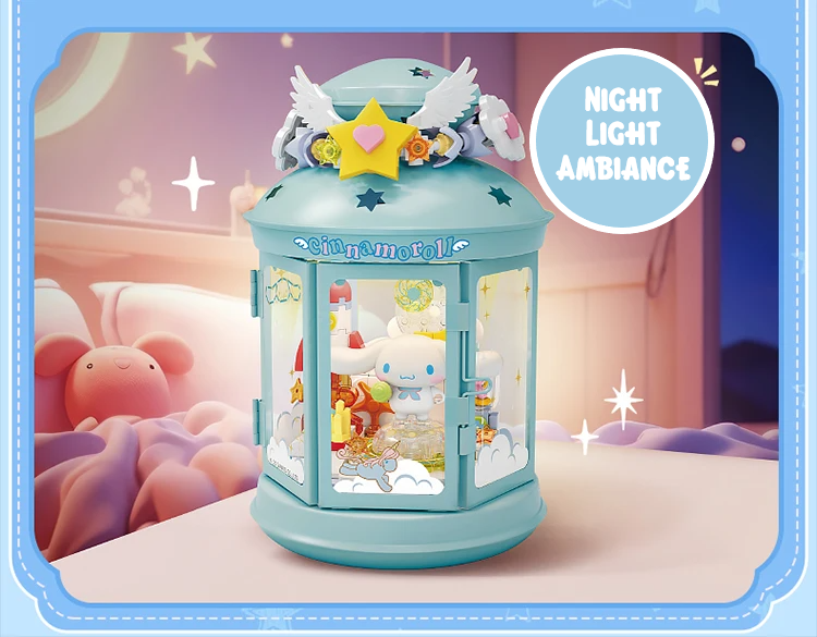 ā
Official Sanrio Characters Lantern Night Lights Building Block Sets Toy NEW