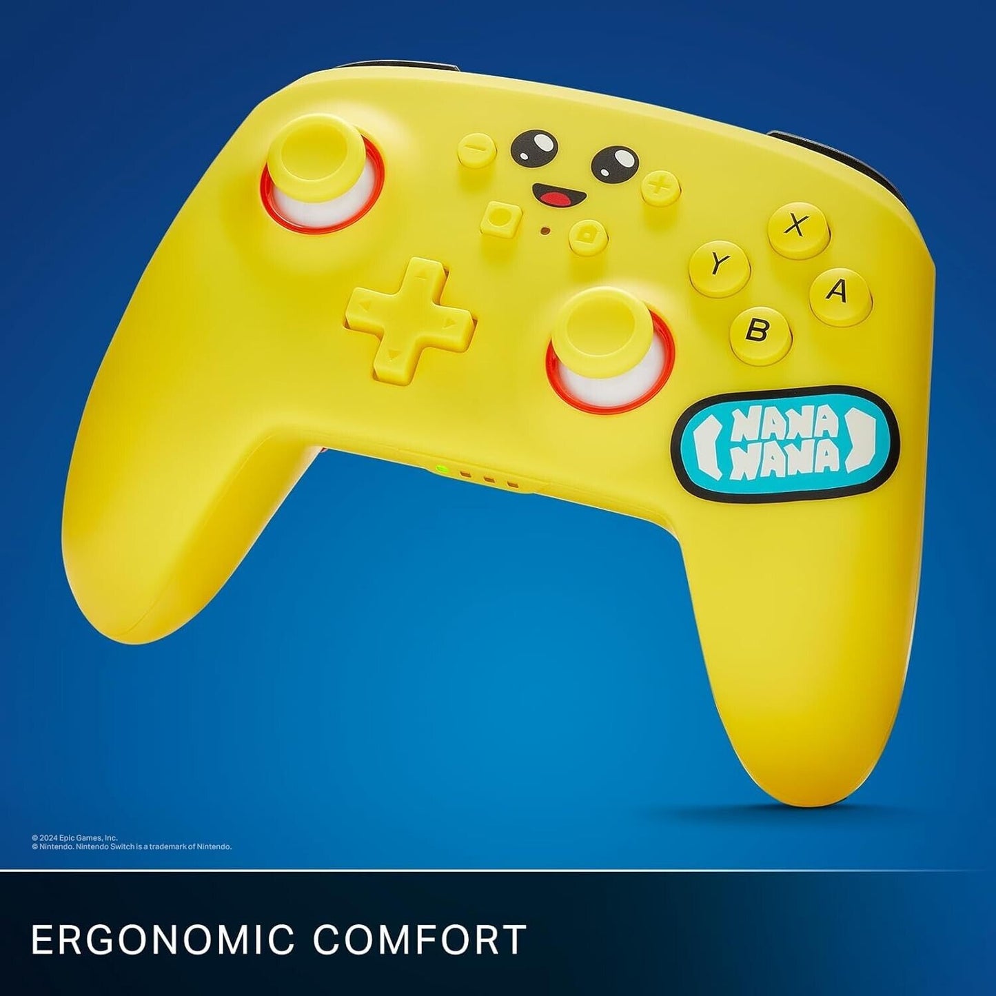 Nintendo Switch Fortnite Peely š PowerA Wireless Controller BONUS Virtual Item