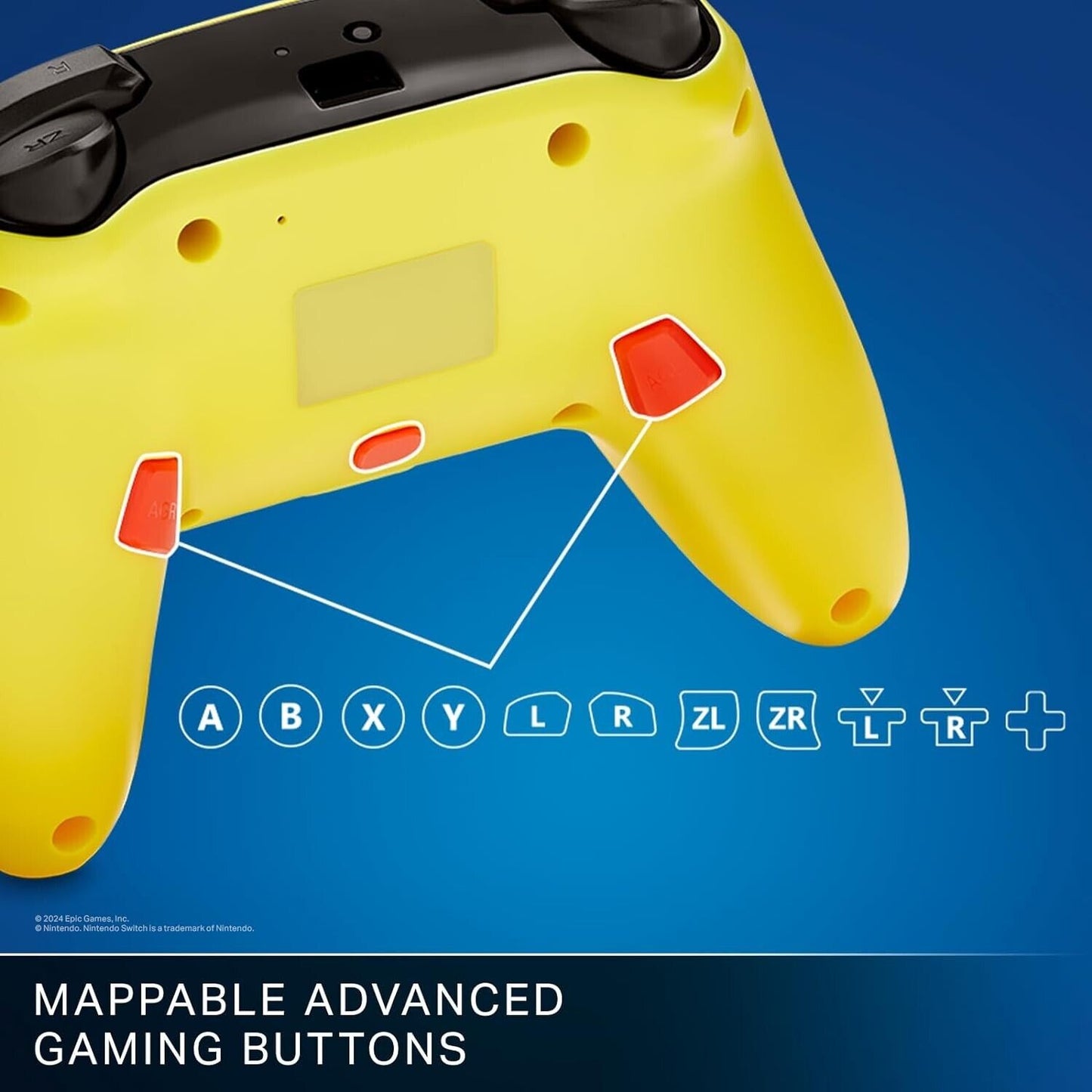 Nintendo Switch Fortnite Peely š PowerA Wireless Controller BONUS Virtual Item
