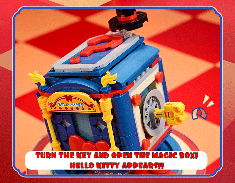 ā
Official Sanrio Characters Carnival Circus Series Building Block Sets Toy NEW