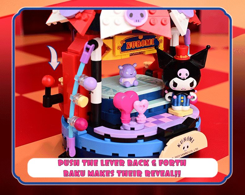 ā
Official Sanrio Characters Carnival Circus Series Building Block Sets Toy NEW