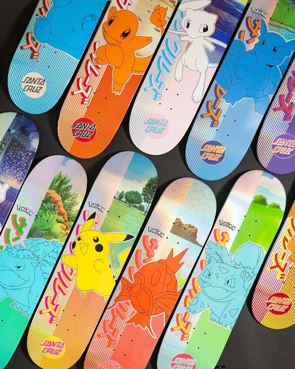 ULTRA RARE Santa Cruz X Pokémon Skateboard Deck 8x31.6 Blind Bag NEW SEALED MINT