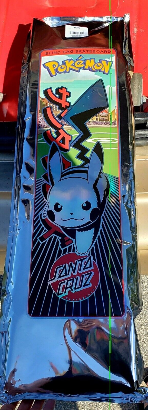 ULTRA RARE Santa Cruz X Pokémon Skateboard Deck 8x31.6 Blind Bag NEW SEALED MINT