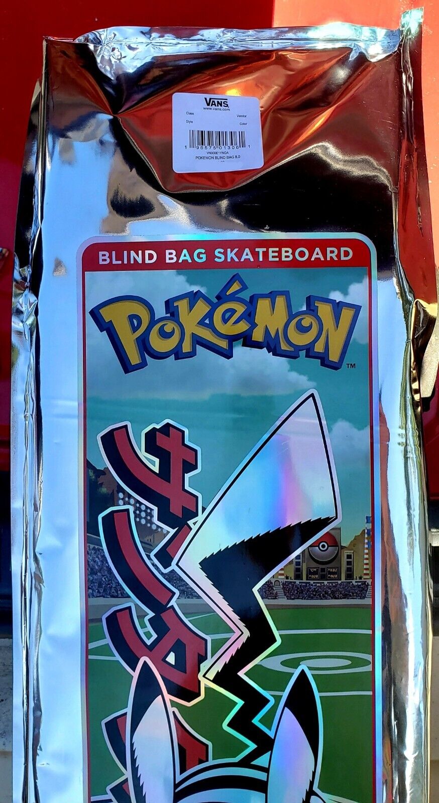 ULTRA RARE Santa Cruz X Pokémon Skateboard Deck 8x31.6 Blind Bag NEW SEALED MINT