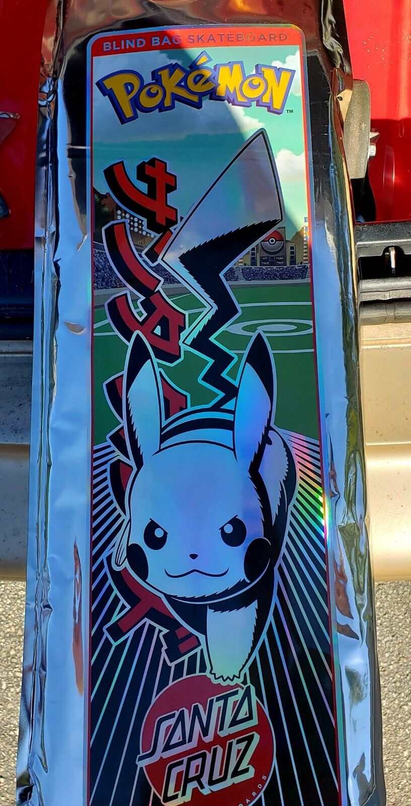 ULTRA RARE Santa Cruz X Pokémon Skateboard Deck 8x31.6 Blind Bag NEW SEALED MINT