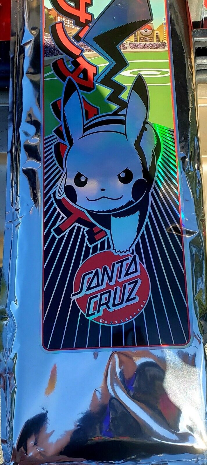ULTRA RARE Santa Cruz X Pokémon Skateboard Deck 8x31.6 Blind Bag NEW SEALED MINT