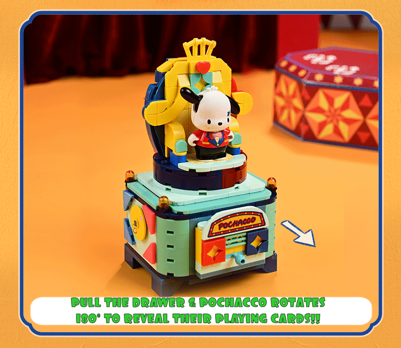 ā
Official Sanrio Characters Carnival Circus Series Building Block Sets Toy NEW