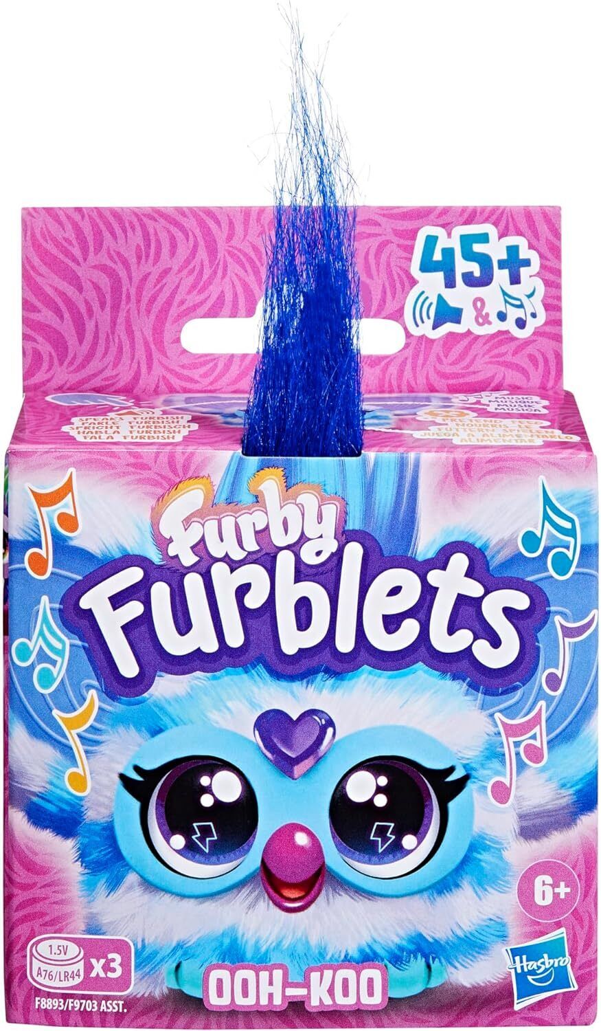 Furby Furblets Mini Friends 6 Choices 45+ Sounds + Music & Furbish Phrases - NEW