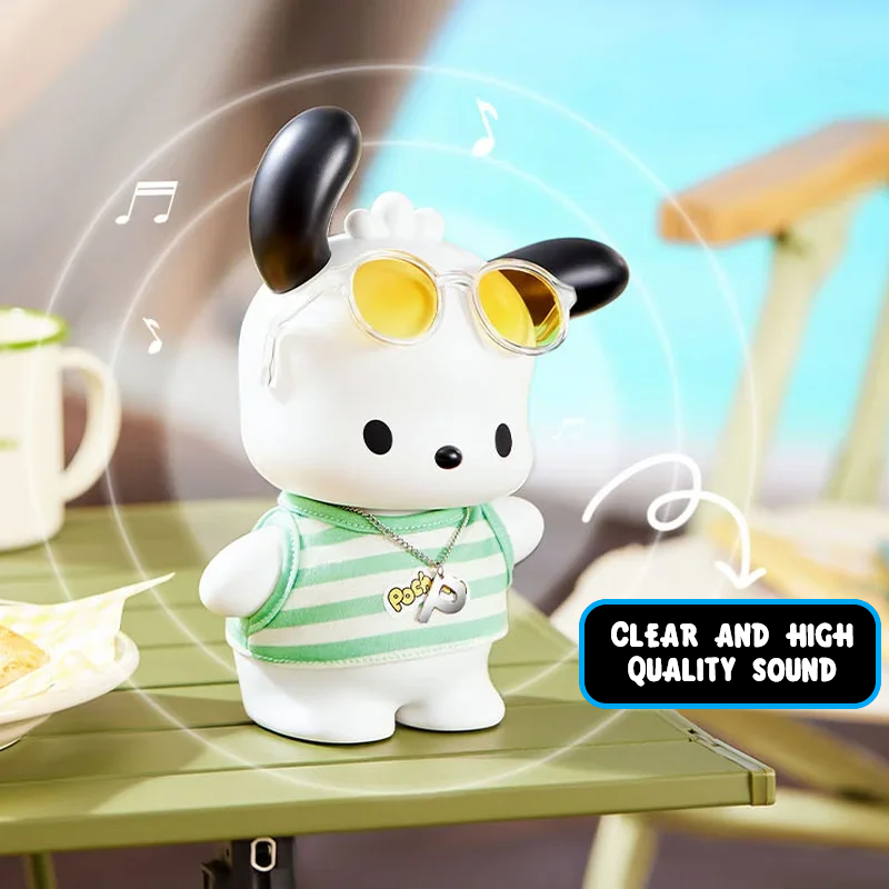 Official Sanrio Pochacco Dog Bluetooth Beach Party Speaker Surfboard Remote NEW