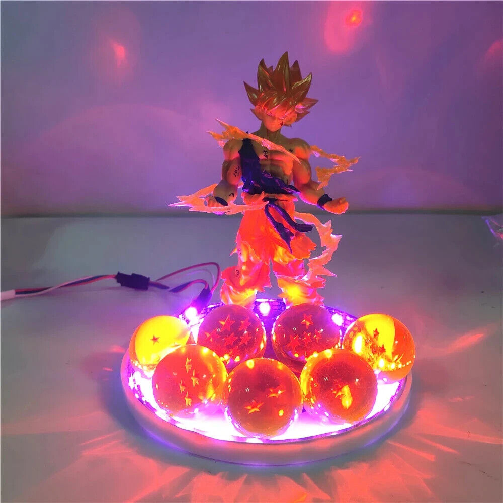 Dragon Ball Z Super Saiyan Goku RGB Lamp/Color Changing/Night Light - BRAND NEW