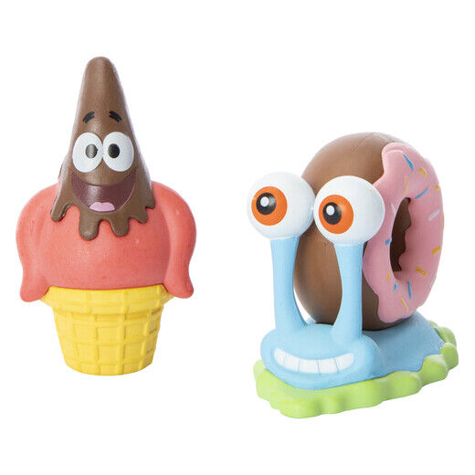 Official Nickeloden SpongeBob SquarePants Patrick Krabs 2Pc Foody Figures - NEW