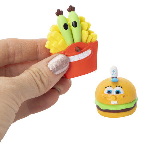 Official Nickeloden SpongeBob SquarePants Patrick Krabs 2Pc Foody Figures - NEW