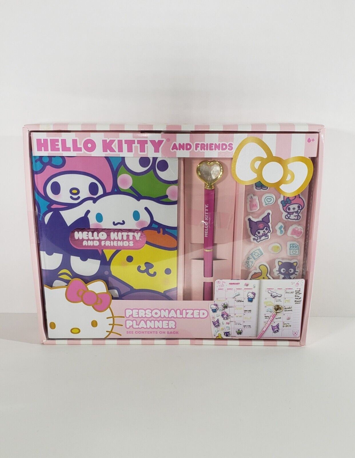 Official Sanrio Hello Kitty & Friends Personalized Planner Set Pen & Decals NEW