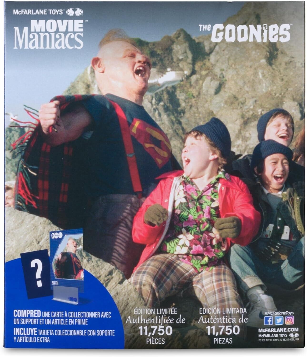 McFarlane Toys Movie Maniacs The Goonies WB 100 LE Sloth 🦥 6" Posed Figure NEW