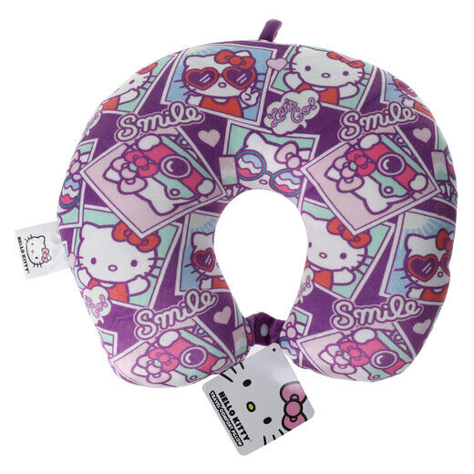 Official Sanrio Hello Kitty & Melody Neck Travel Car Airplane Train Pillow Sleep