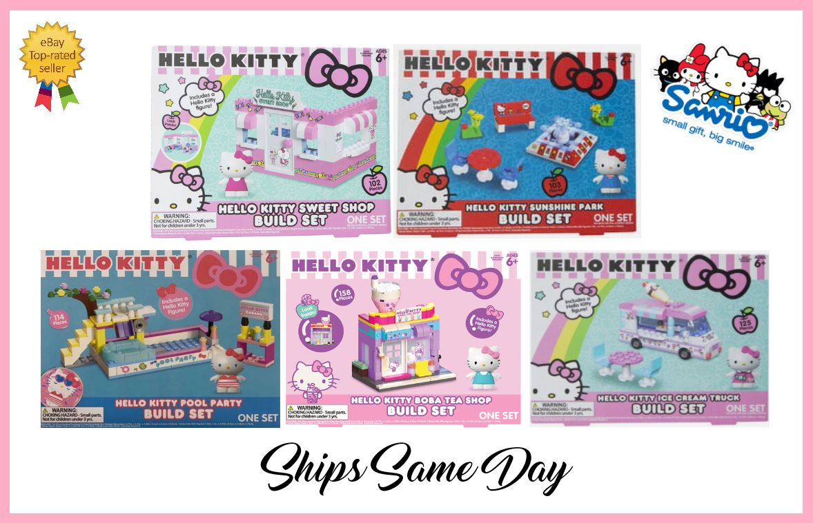 β
Official Sanrio Hello Kitty Adventures Building Blocks Sets Creative Fun NEW