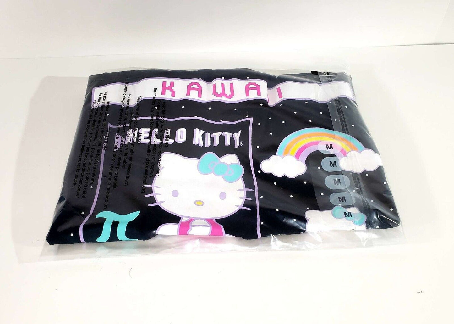 Sanrio Hello Kitty Kawaii Rainbow Smile T-shirt Unisex NWT Medium Large NEW πΊ
