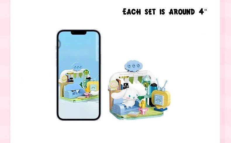 Genuine Sanrio Characters Family Home Life Series Building Block Sets Toy NEW š©·