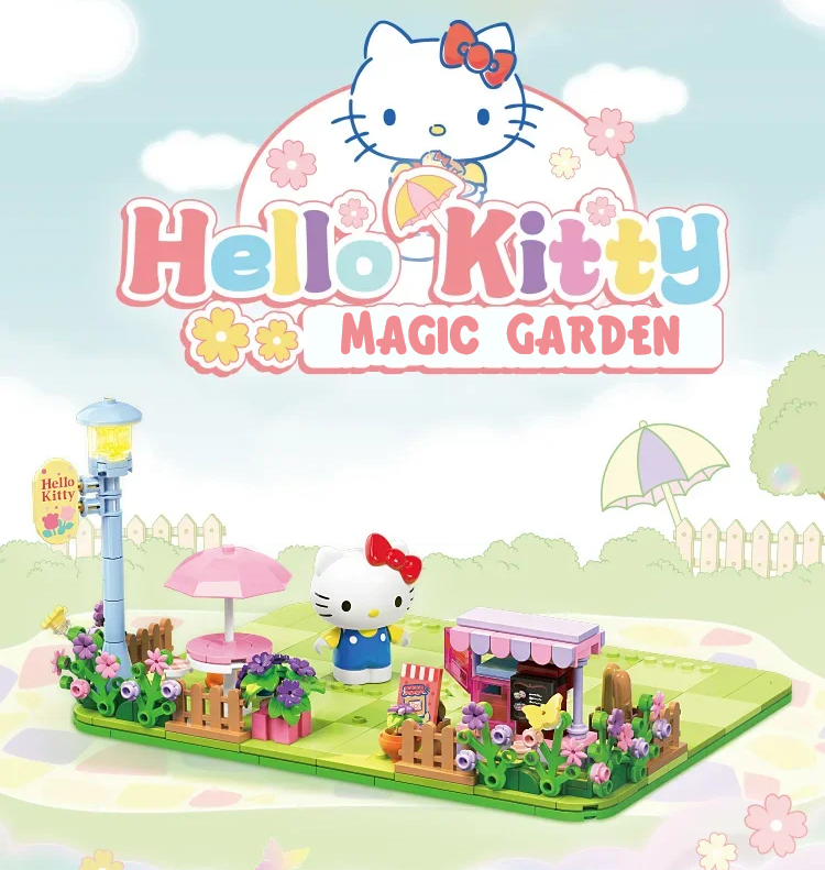 ā
Official Sanrio Characters Happy Home City Villas Building Block Sets Toy NEW