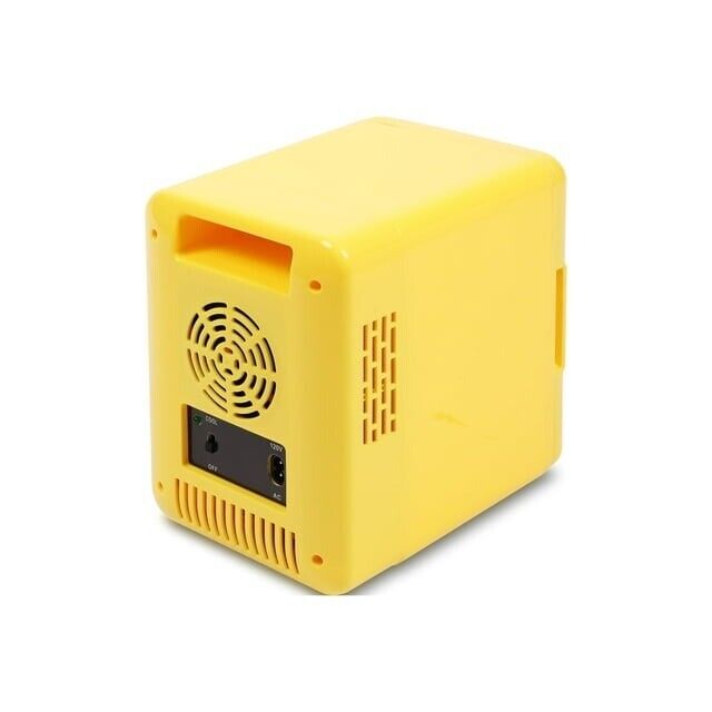 π Fortnite Peely Banana 6 Can Mini Fridge with Shelf LED Interior Drinks Snacks