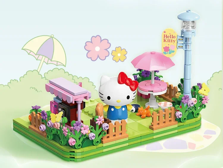 ā
Official Sanrio Characters Happy Home City Villas Building Block Sets Toy NEW